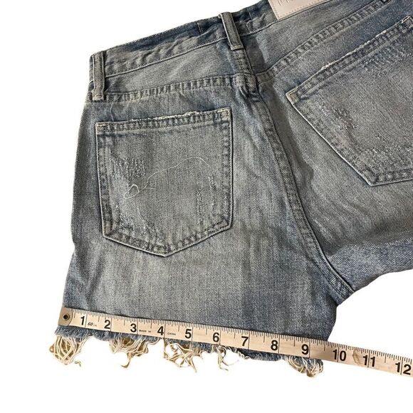 Pistola denim shorts with silver sequin pockets - size 24 - Picture 5 of 8